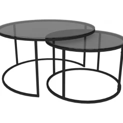 Kyoto satsbord Ø60/80 cm - Svart