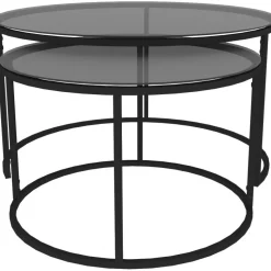 Kyoto satsbord Ø60/80 cm - Svart