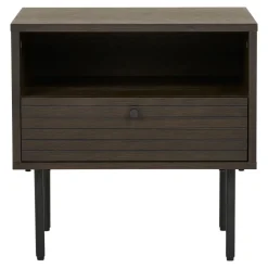 Kyoto sidobord - Rökt ek/svart