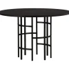 Laholm matbord Ø115 cm - Svart