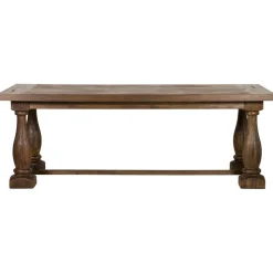 Lamier brunbetsat matbord 220x100 cm - Vintage