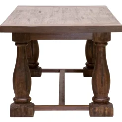 Lamier brunbetsat matbord 220x100 cm - Vintage