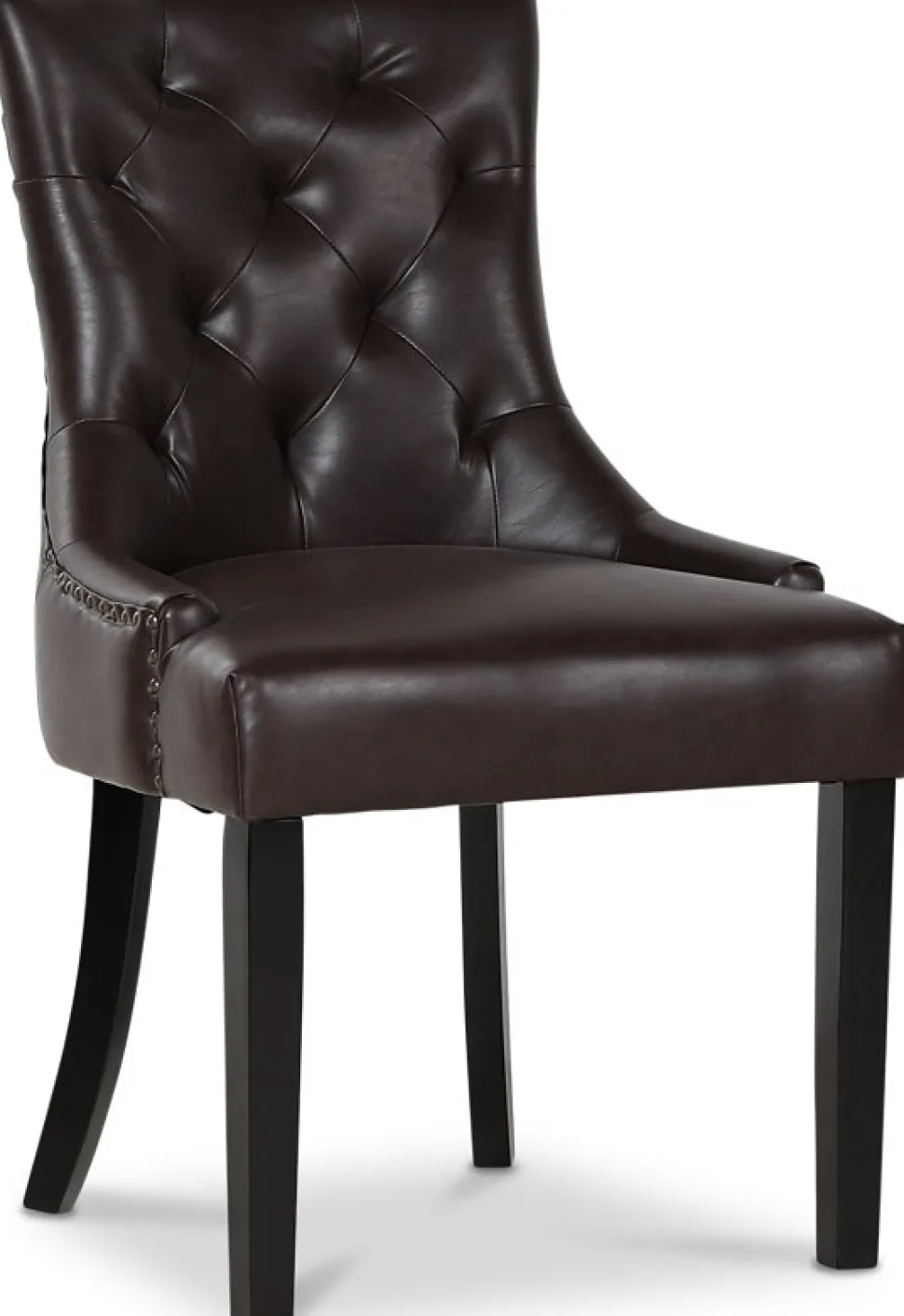 Lamier matgrupp Bord med 4 st Tuva stolar i brun PU + 4.00 x Stolsdyna