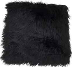 Lammskinn imitation - Svart - 40x40