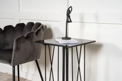 Lampbord 40 x 40 cm - Svart