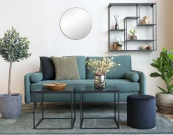 Lampbord 45 x 45 cm - Svart