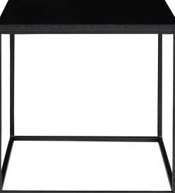 Lampbord 45 x 45 cm - Svart + Fläckborttagare för möbler