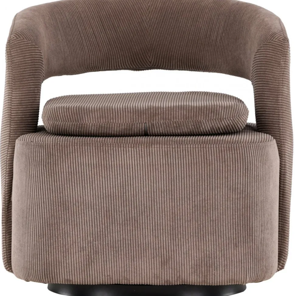 Laurel fåtölj - Brun manchester