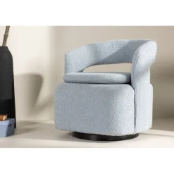 Laurel fåtölj - Ljusblå