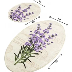 Lavender badrumsmatta