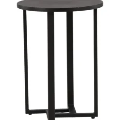 Lawton soffbord Ø40 cm - Svart