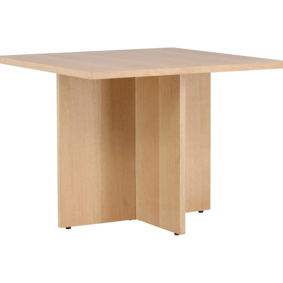 Leo matbord 100 x 100 cm - Natur