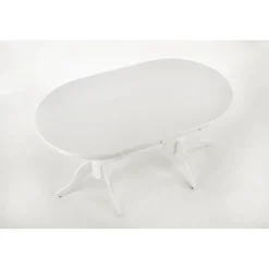 Leonardo förlängningsbart vitt matbord 90x150-190 cm