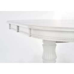 Leonardo förlängningsbart vitt matbord 90x150-190 cm