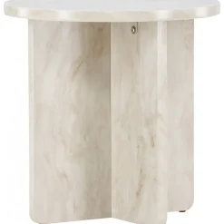 Ålesund sidobord Ø50 cm - Beige