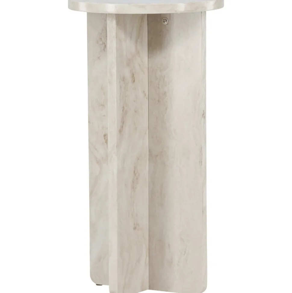 Ålesund sidobord Ø40 cm - Beige