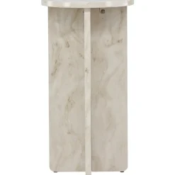 Ålesund sidobord Ø40 cm - Beige