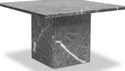 Level soffbord 75x75 cm - Grå marmor