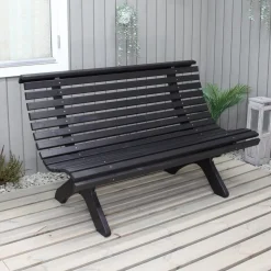 Lillesand sittbänk - Svart + Rengöringsmedel för utemöbler