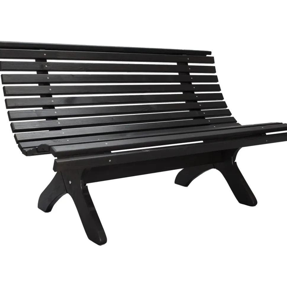 Lillesand sittbänk - Svart + Rengöringsmedel för utemöbler