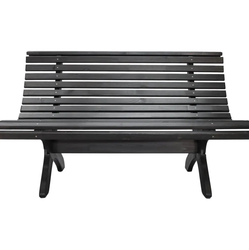 Lillesand sittbänk - Svart + Rengöringsmedel för utemöbler