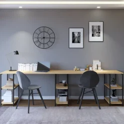 Limbo skrivbord 270x60 cm - Ek