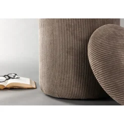 Limpen sittpuff - Brun