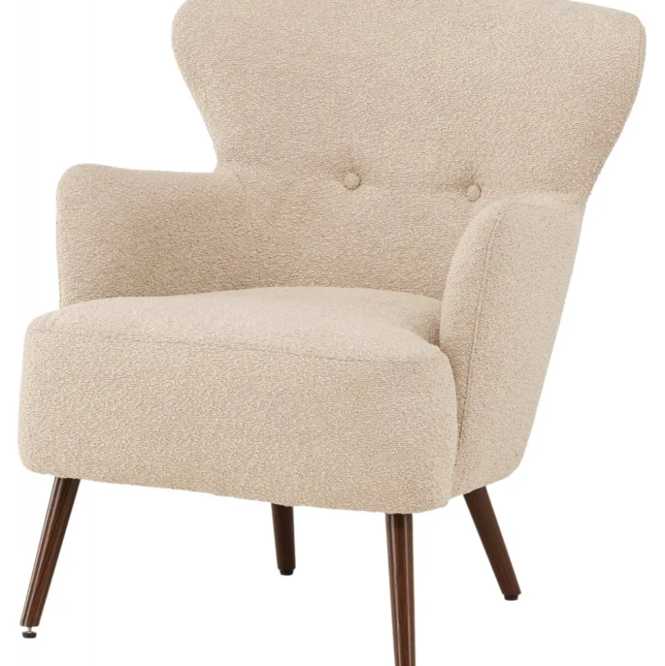 Lincoln fåtölj - Beige bouclè