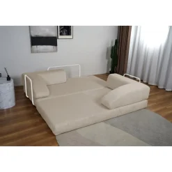 Lincoln 3-sits bäddsoffa i beige manchester