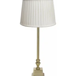 Linné bordslampa - Offwhite/guld