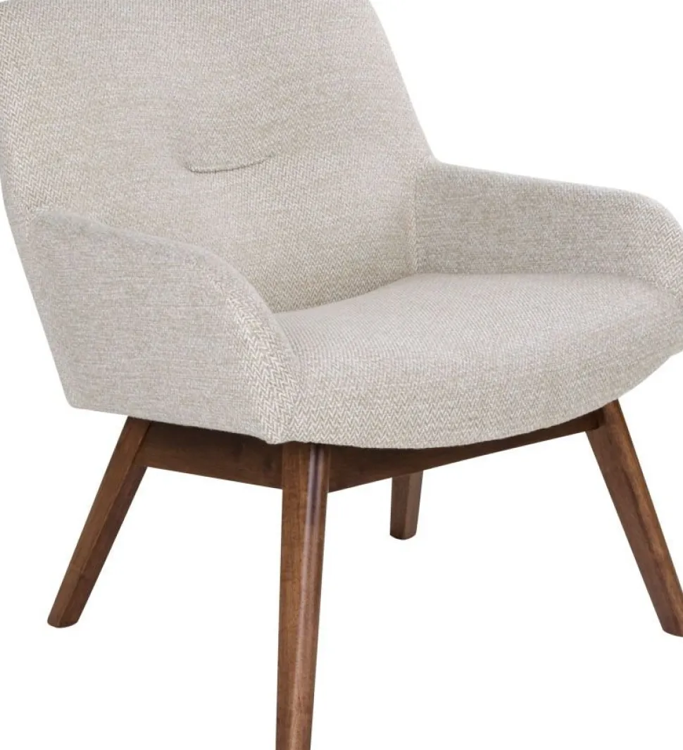 London Fåtölj - Sand/valnöt