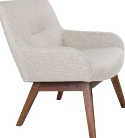 London Fåtölj - Sand/valnöt + Textilrengöring för möbler