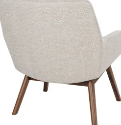 London Fåtölj - Sand/valnöt + Textilrengöring för möbler