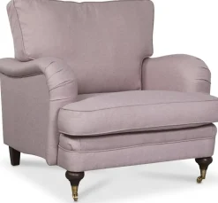 London rosa Howard fåtölj + Textilrengöring för möbler