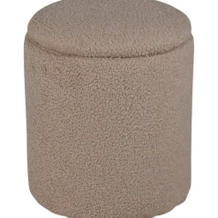 Lotten sittpuff - Beige teddy