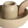Lottis ljusstake 13 x 10 x 6 cm - Beige