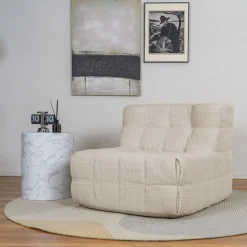 Lounge fåtölj beige manchester - Vera