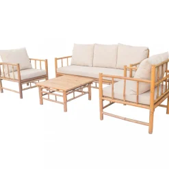 Loungegrupp Lovön i bambu