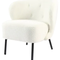 Lullaby fåtölj - Offwhite Boucle / Teddy + Fläckborttagare för möbler