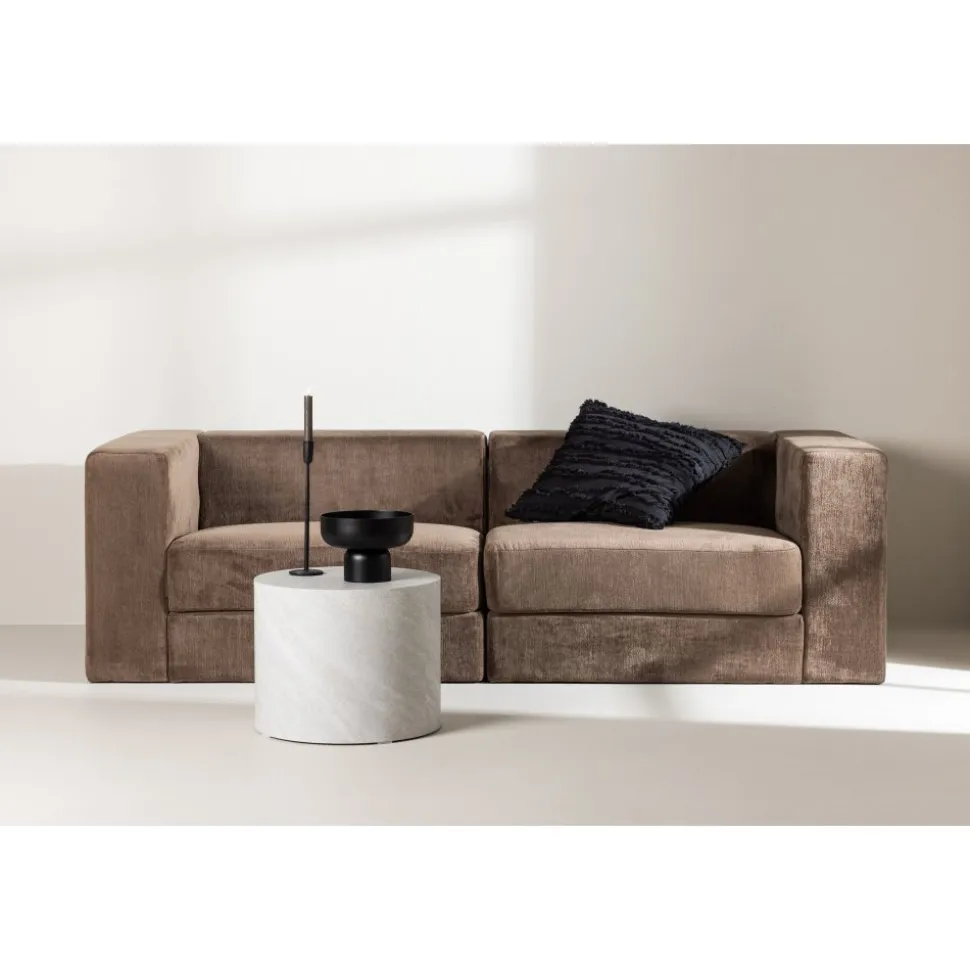 Lumi 3-sits soffa - Brun linne