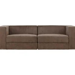 Lumi 3-sits soffa - Brun linne