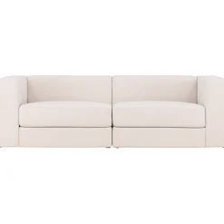 Lumi 3-sits soffa - Vit linne