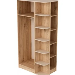 Luses garderob - Furu/beige