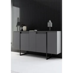 Lux skänk Antracit/svart