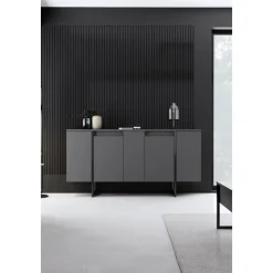 Lux skänk Antracit/svart