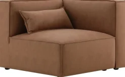 Luxury modulsoffa - Hörndel höger - Brun