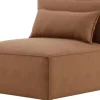 Luxury modulsoffa - Mittdel 2 - Brun