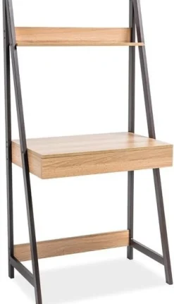 Lylah skrivbordshylla - Ljust trä + Textilrengöring för möbler