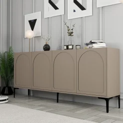 Lyon skänk - Brun/svart