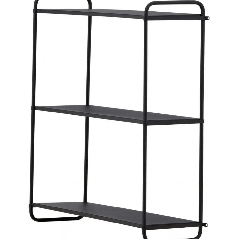 Lyon vägghylla 63 x 62 cm - Svart